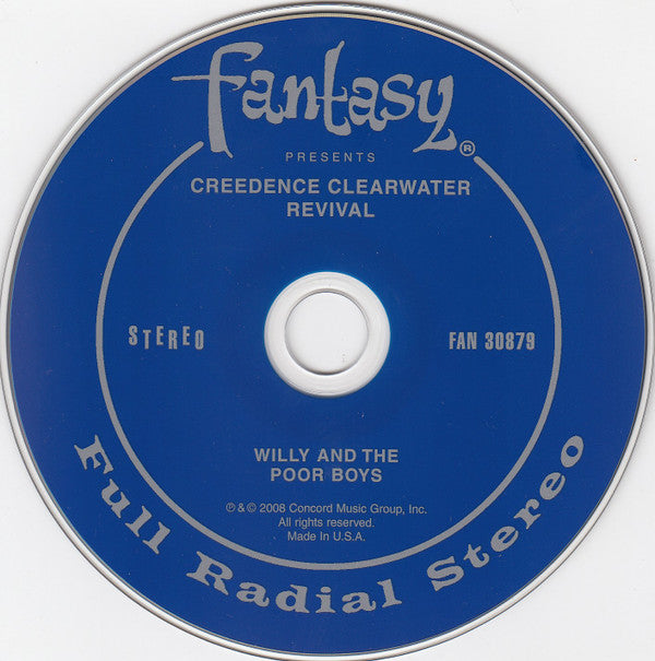 Creedence Clearwater Revival : Willy And The Poor Boys (CD, Album, RE, RM, Dig)