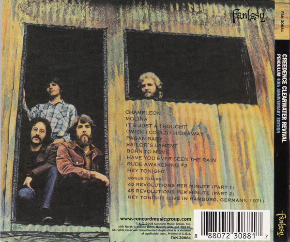Creedence Clearwater Revival : Pendulum (CD, Album, RE, RM, Dig)