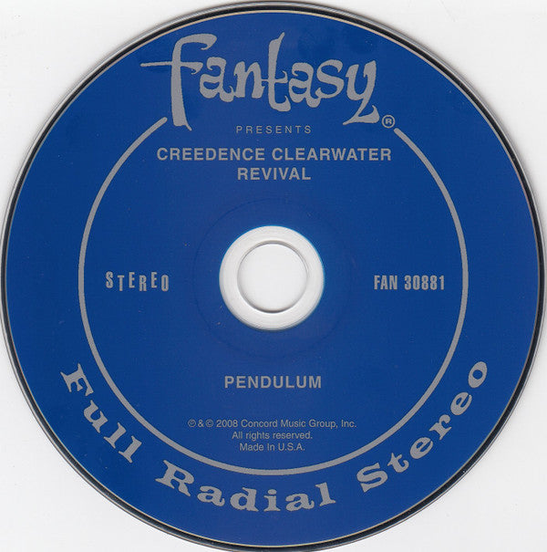 Creedence Clearwater Revival : Pendulum (CD, Album, RE, RM, Dig)