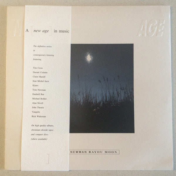 Tom Newman (2) : Bayou Moon (LP, Album, whi)