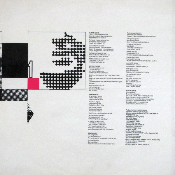 Midnight Oil : 10, 9, 8, 7, 6, 5, 4, 3, 2, 1 (LP, Album)