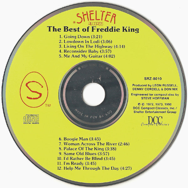 Freddie King : The Best Of Freddie King (CD, Comp, RE)
