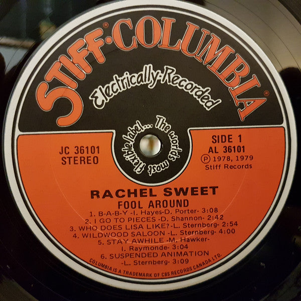 Rachel Sweet : Fool Around (LP, Album)