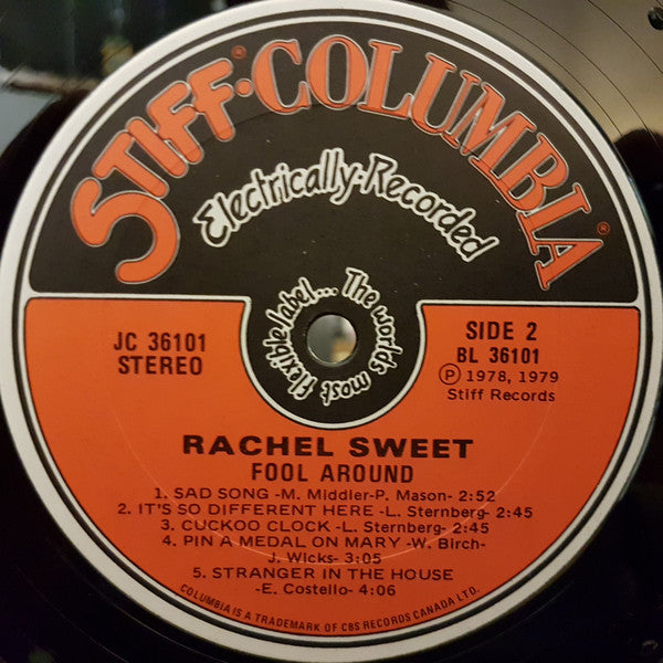 Rachel Sweet : Fool Around (LP, Album)