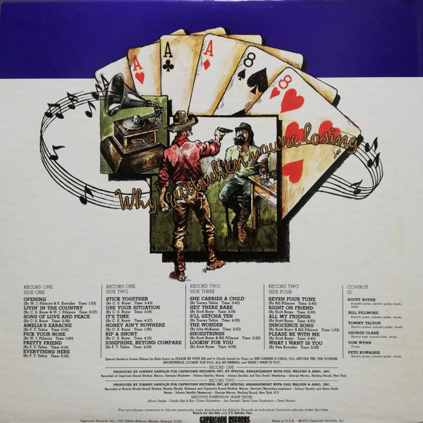 Cowboy (6) : Why Quit When You're Losing (2xLP, Album, Comp, Gat)