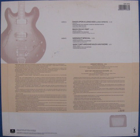 Paul McCartney : Once Upon A Long Ago (12", Single, Lon)