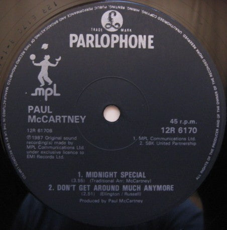 Paul McCartney : Once Upon A Long Ago (12", Single, Lon)