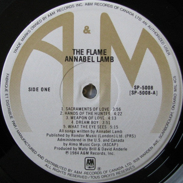 Annabel Lamb : The Flame (LP, Album)