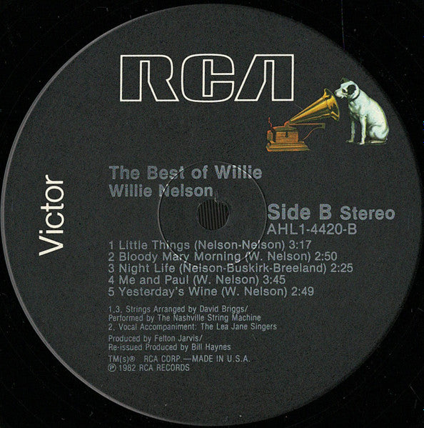 Willie Nelson : The Best Of Willie (LP, Comp)