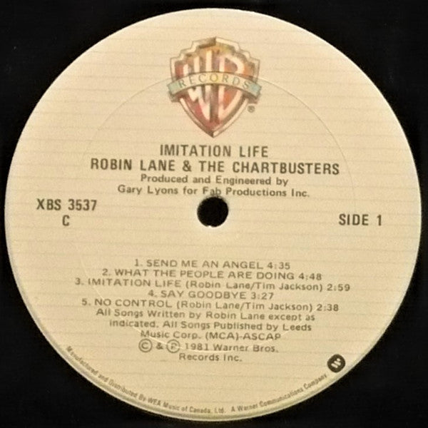 Robin Lane & The Chartbusters : Imitation Life (LP, Album)
