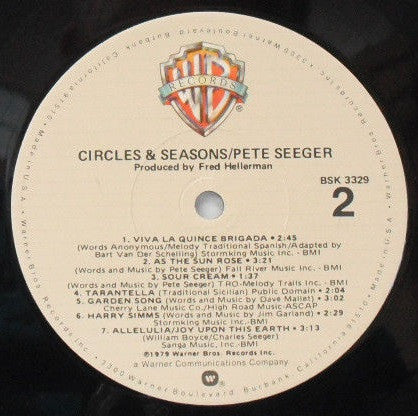 Pete Seeger : Circles & Seasons (LP)