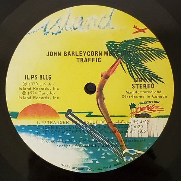 Traffic : John Barleycorn Must Die (LP, Album, RE)