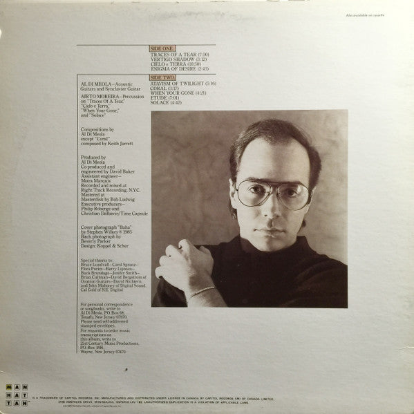 Al Di Meola : Cielo E Terra (LP, Album)