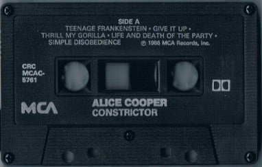 Alice Cooper (2) : Constrictor (Cass, Album, Club, Dol)