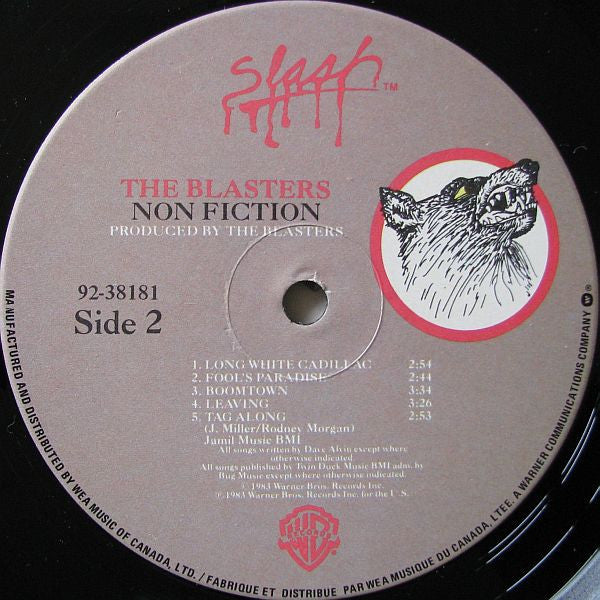 The Blasters : Non Fiction (LP, Album)