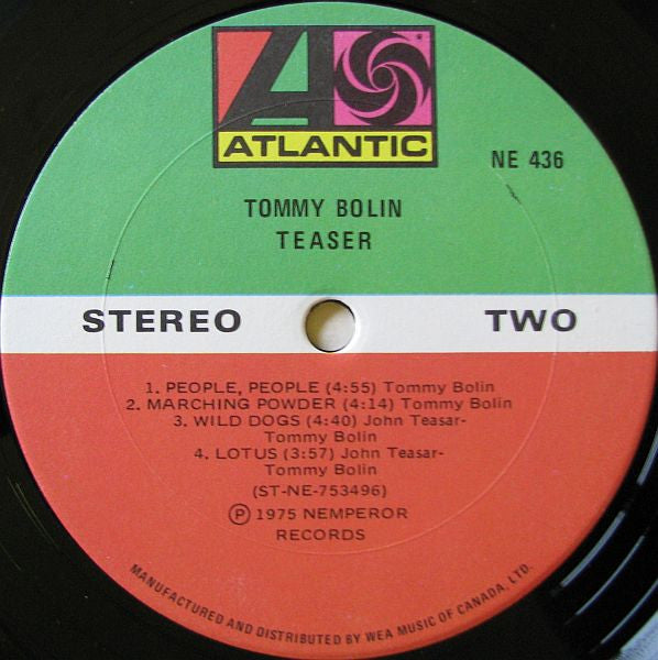Tommy Bolin : Teaser (LP, Album)