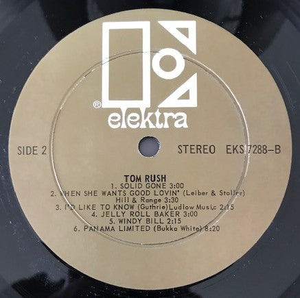 Tom Rush : Tom Rush (LP, Album, RP)