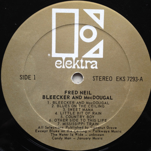 Fred Neil : Bleecker & MacDougal (LP, Album)