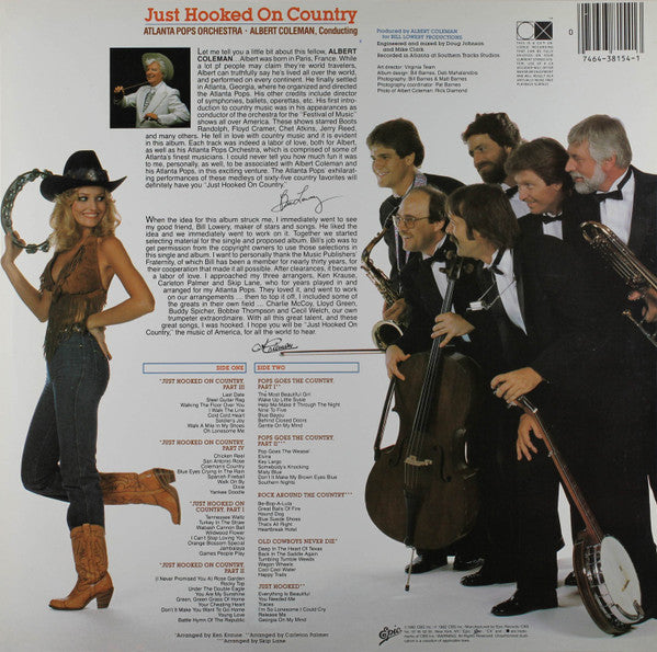 Atlanta Pops Orchestra : Just Hooked On Country (LP)