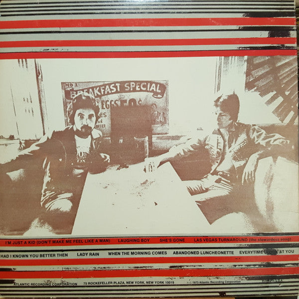 Daryl Hall & John Oates : Abandoned Luncheonette (LP, Album)