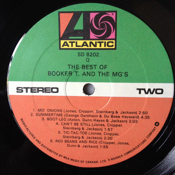 Booker T. & The MG's* : The Best Of Booker T. & The MG's (LP, Comp, RE)