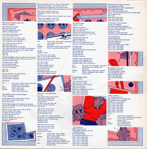 10cc : Sheet Music (LP, Album, Wad)