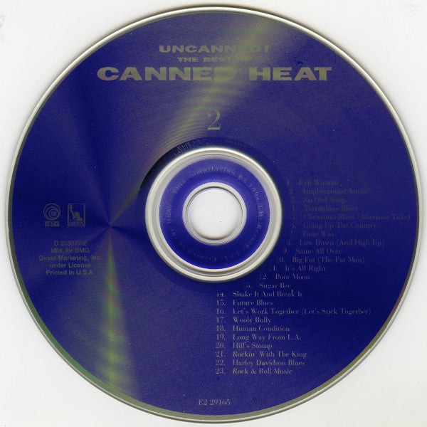 Canned Heat : Uncanned! The Best Of Canned Heat (2xCD, Comp, Club, RM)