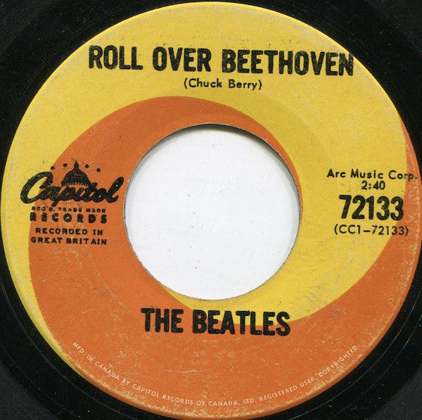 The Beatles : Roll Over Beethoven / Please Mister Postman (7", Single)