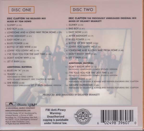 Eric Clapton : Eric Clapton (2xCD, Album, RM, Dig)