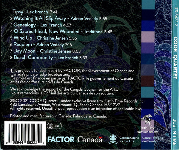 Code Quartet : Genealogy (CD, Album, Gat)