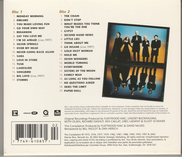 Fleetwood Mac : The Very Best Of Fleetwood Mac (2xCD, Comp, Club, Enh, Sli)