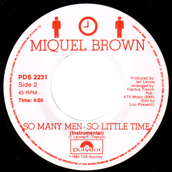 Miquel Brown : So Many Men - So Little Time (7", Single)