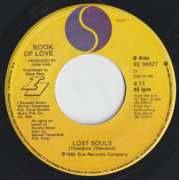 Book Of Love : I Touch Roses (7", Single)