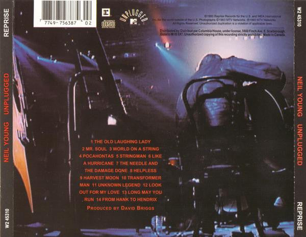 Neil Young : Unplugged (CD, Album, Club)