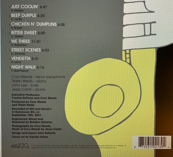 Cory Weeds Quartet : Just Coolin' (CD, Album)