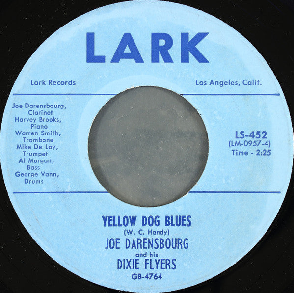 Joe Darensbourg And His Dixie Flyers : Martinque / Yellow Dog Blues (7", Scr)