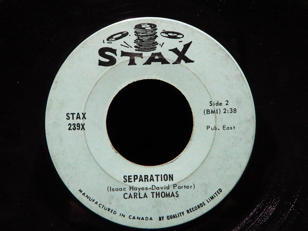 Carla Thomas : Pick Up The Pieces / Separation (7")