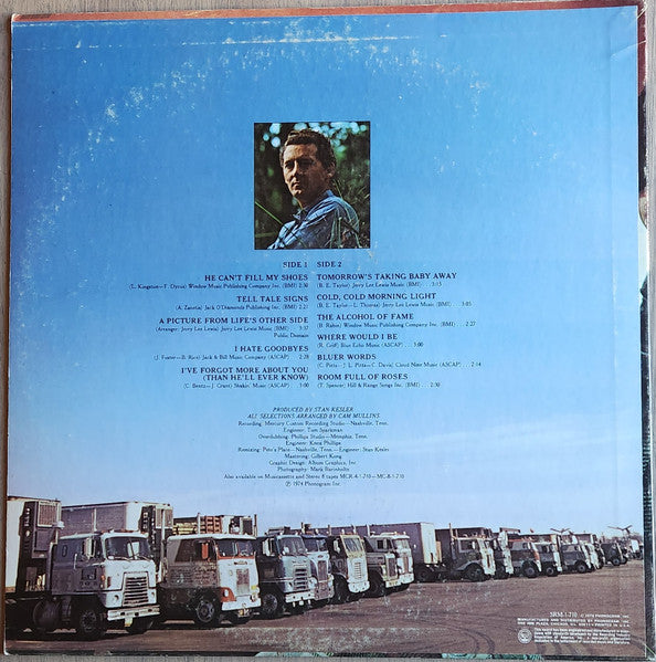 Jerry Lee Lewis : I-40 Country (LP, Album, San)
