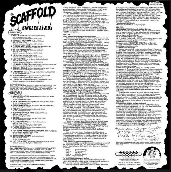 Scaffold : Singles A's & B's (LP, Comp)