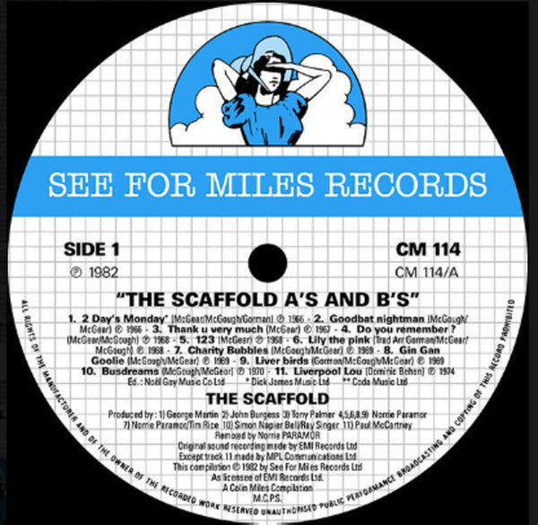 Scaffold : Singles A's & B's (LP, Comp)