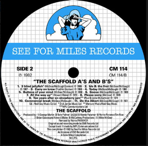 Scaffold : Singles A's & B's (LP, Comp)