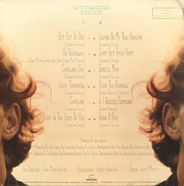 Livingston Taylor : Echoes (LP, Comp, Ter)