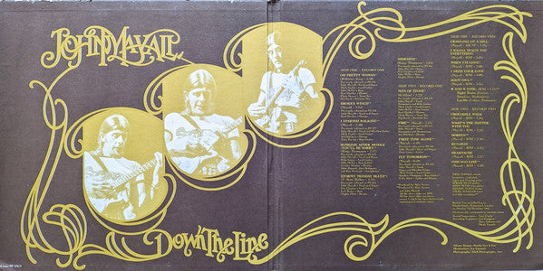John Mayall : Down The Line (2xLP, Album, Comp, Red)