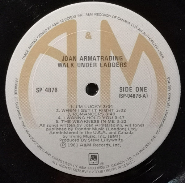 Joan Armatrading : Walk Under Ladders (LP, Album)