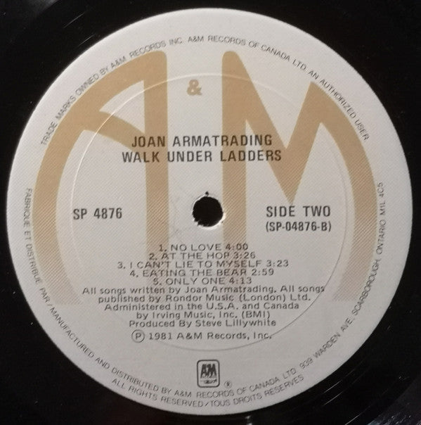 Joan Armatrading : Walk Under Ladders (LP, Album)