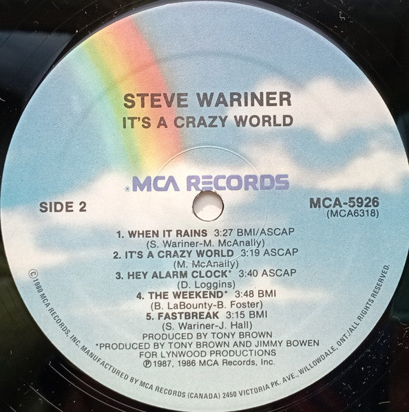 Steve Wariner : It's A Crazy World (LP, Album)