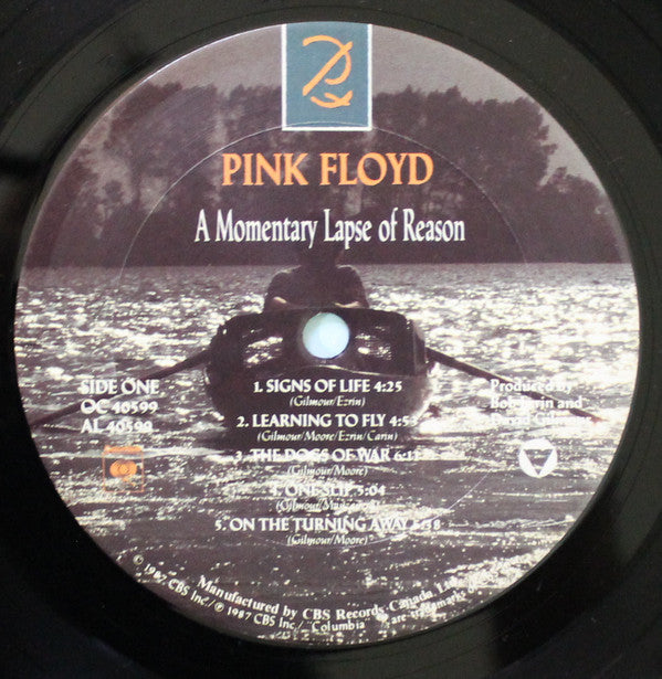 Pink Floyd : A Momentary Lapse Of Reason (LP, Album, Gat)