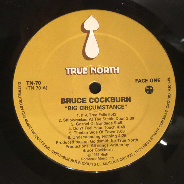 Bruce Cockburn : Big Circumstance (LP, Album)