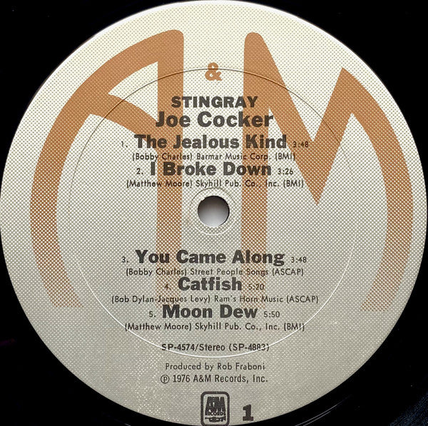 Joe Cocker : Stingray (LP, Album, Ter)