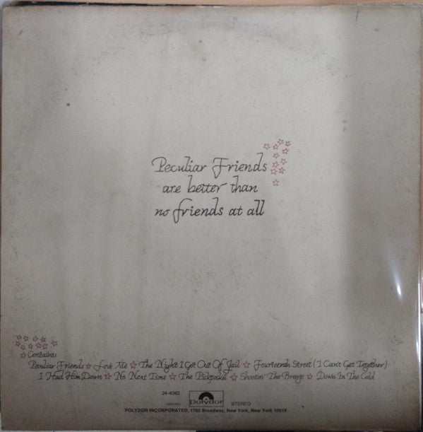 Ten Wheel Drive With Genya Ravan : Peculiar Friends (LP, Album)